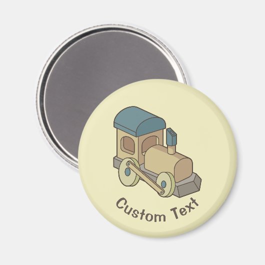 Speelgoed trein magneet (Voorkant / Achterkant)