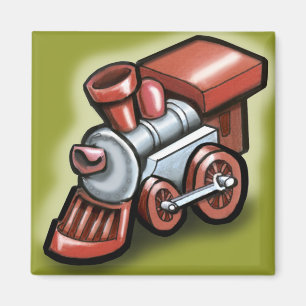 Speelgoed trein magneet