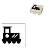 speelgoed trein 	rubberstempel (Gestempeld)