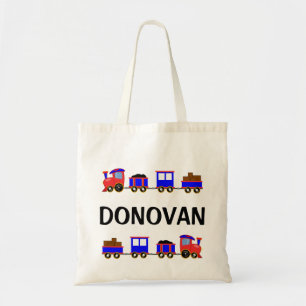 Speelgoed trein tote bag