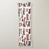 Speelgoed Treinkleurig treinpatroon Lichaamskussen (Voorkant Verticaal)