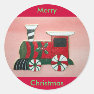 Speelgoed-treinSticker Ronde Sticker