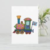 Speelgoed Treinuitnodigingen Kaart (Staand voorkant)