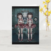 Speelgoed Triplets notecards Kaart (Gele Bloem)