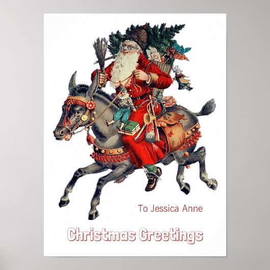  speelgoed van de kerstman - ezelaar - poster (Voorkant)