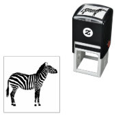 Speelgoed van een Zebra Zelfinktende Stempel (In situ)