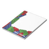 Speelgoed van kinderen - bouwstenen notitieblok (Gedraaid)