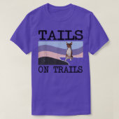 Speelgoed van terriertreinen op trails Funny Dog H T-shirt (Design voorkant)