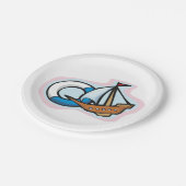 Speelgoed verzending papieren bordje (Gekanteld)