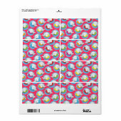 Speelgoed Vliegtuigen Etiket (Full Sheet)