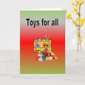 Speelgoed voor iedereen kaart (Gele Bloem)