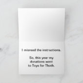 Speelgoed voor Thoth Wenskaart Kaart (Binnen)