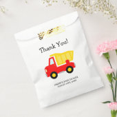 Speelgoed-vuilniswagen jongens baby showers gunste bedankzakje (Gezegeld)