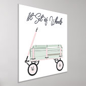Speelgoed Wagon met het Poster van de Druk van de  (Laagn)