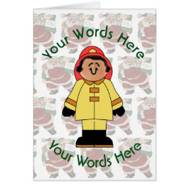 Speelgoed White Vrouw Firefighter Aangepast kerstf