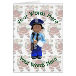 Speelgoed White Vrouw Police Officer, aangepast ke