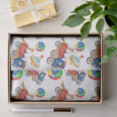 Speelgoedpapier, kleurrijk speelgoed tissuepapier (Geschenk)