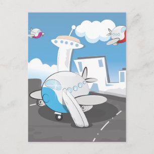 Speelgoedvliegtuigen Briefkaart