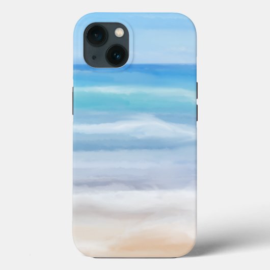 Speelgolven op een zonnige dag in het strand Case-Mate iPhone case (Achterkant)