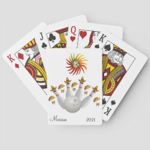 Speelkaart Deck Hot Peppers Bowling Ballen Pokerkaarten