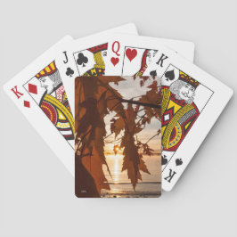 speelkaart esdoornbladeren speelkaarten