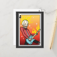 Speelkaart Skeleton Speelgoedgitaar