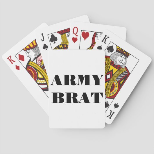Speelkaarten Army Brat (Achterkant)