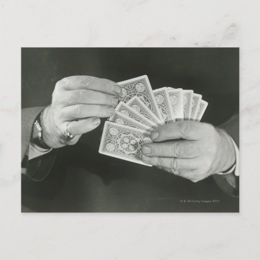 Speelkaarten Briefkaart (Voorkant)