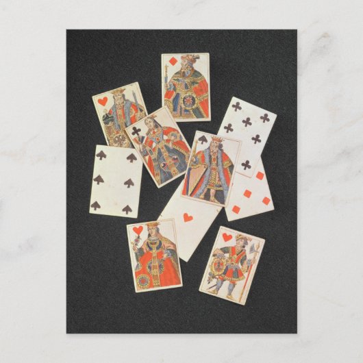 Speelkaarten Briefkaart (Voorkant)