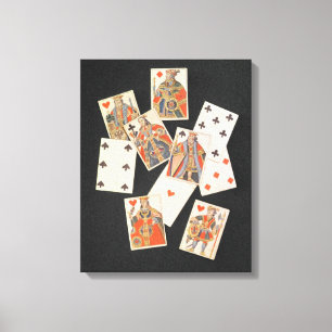Speelkaarten Canvas Afdruk