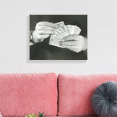 Speelkaarten Canvas Afdruk (Insitu (Woonkamer))
