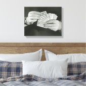 Speelkaarten Canvas Afdruk (Insitu (Slaapkamer))
