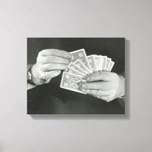 Speelkaarten Canvas Afdruk