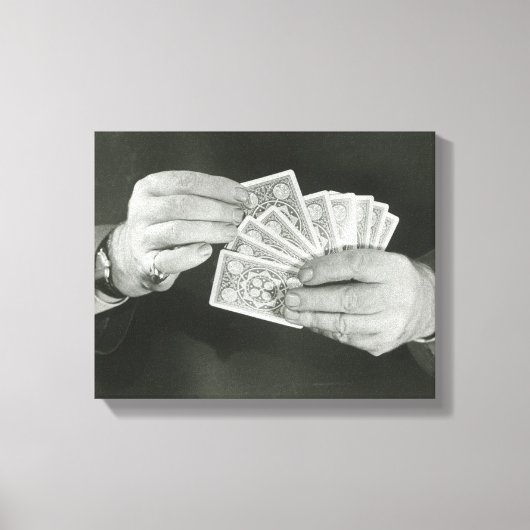 Speelkaarten Canvas Afdruk (Voorkant)