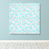 Speelkaarten Canvas Afdruk (Insitu (Houten vloer))
