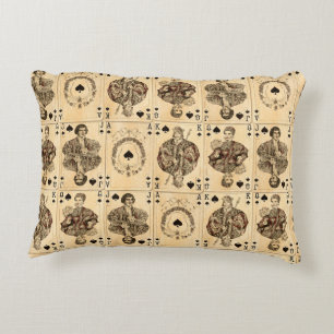 speelkaarten Collage Ace Queen King Jack Decoratief Kussen