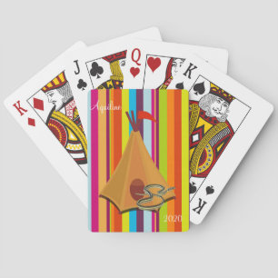 Speelkaarten Deck Stripe Tent Slang