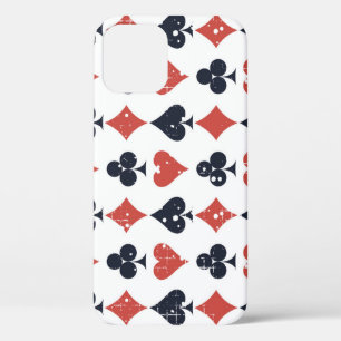 Speelkaarten: Grunge Abstract Pattern iPhone 12 Hoesje