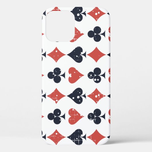 Speelkaarten: Grunge Abstract Pattern Case-Mate iPhone Case (Achterkant)