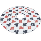 Speelkaarten: Grunge Abstract Pattern Kerstboom Rok (Gekanteld)