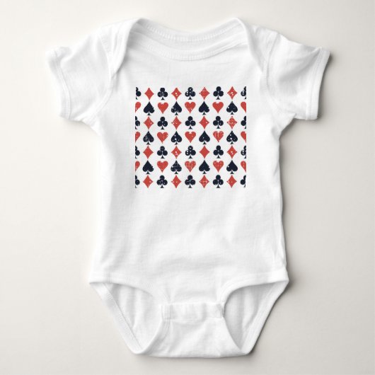 Speelkaarten: Grunge Abstract Pattern Romper (Voorkant)