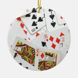Speelkaarten Keramisch Ornament