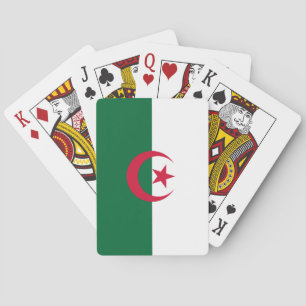 Speelkaarten met de vlag van Algerije