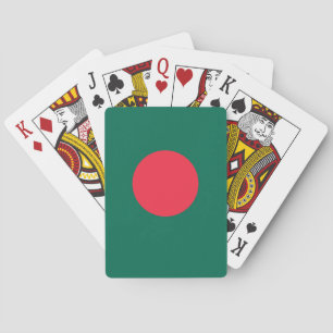 Speelkaarten met de vlag van Bangladesh