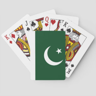 Speelkaarten met de vlag van Pakistan