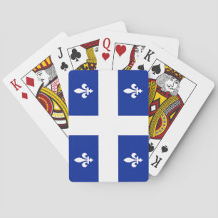 Speelkaarten met de vlag van Quebec