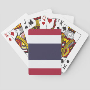Speelkaarten met de vlag van Thailand
