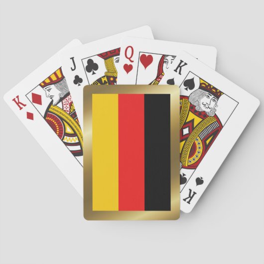 Speelkaarten met Duitse vlag (Achterkant)