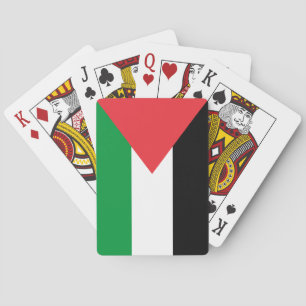 Speelkaarten met vlag van Palestina