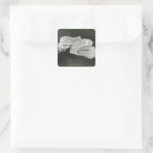 Speelkaarten Vierkante Sticker (Tas)